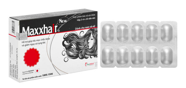 Maxxhair New Thái Minh (Hộp 3 vỉ x 10 viên)