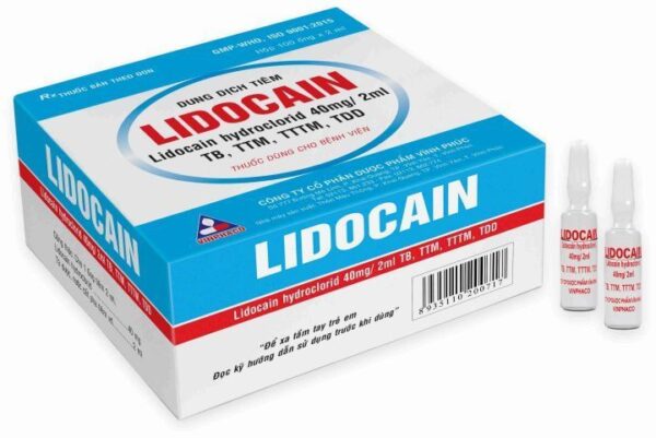 Lidocain 40mg/2ml Vinphaco (100 ống x 2ml)