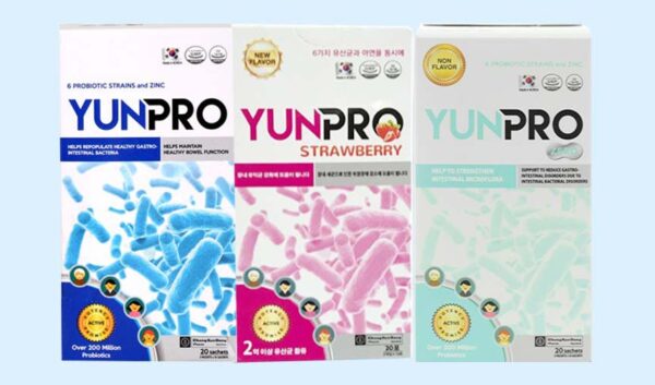 Men vi sinh Yunpro DHG Pharma (Hộp 20 gói x 2g)