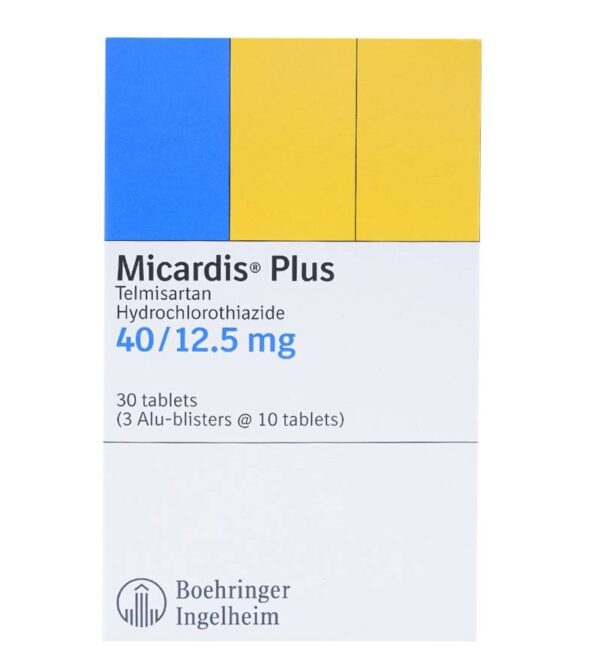 Micardis Plus 40/12,5mg (3 vỉ x 10 viên)