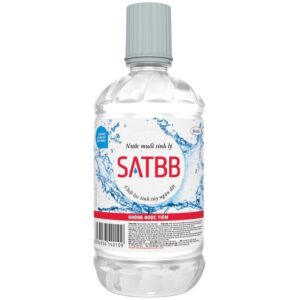 Nước muối sinh lý SATBB Đại Lợi (21 chai x 550ml)