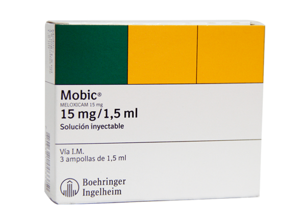 Thuốc tiêm Mobic 15mg/1.5ml (Hộp 5 ống x 1.5ml)