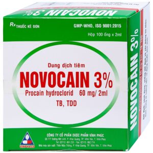 Novocain 3% Vinphaco (Hộp 100 ống x 2ml)