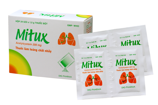 Mitux 200mg DHG (24 gói x 1.5g)