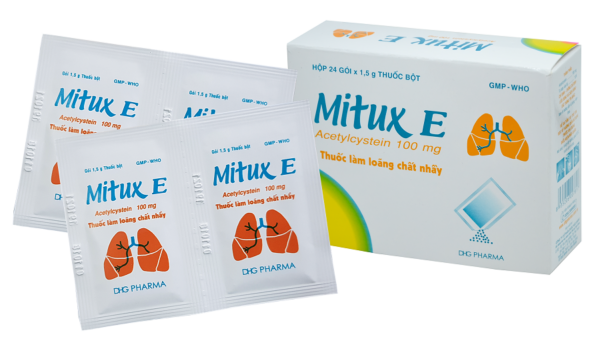 Mitux E 100mg DHG (Hộp 24 gói x 1,5g)