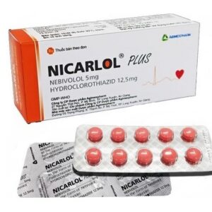 Nicarlol Plus 5mg/12,5mg Agimexpharm (Hộp 3 vỉ x 10 viên)