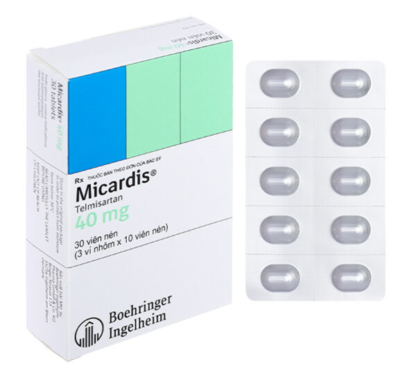 Micardis 40mg (3 vỉ nhôm x 10 viên nén)