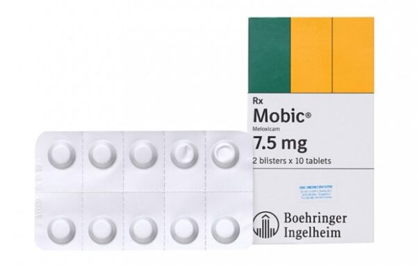 Mobic 7.5mg Boehringer (Hộp 2 vỉ x 10 viên)