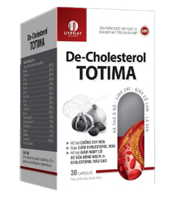 De-Cholesterol TOTIMA (Hộp 30 Viên)