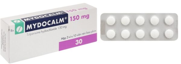 Mydocalm 150mg (hộp 3 vỉ x 10 viên)