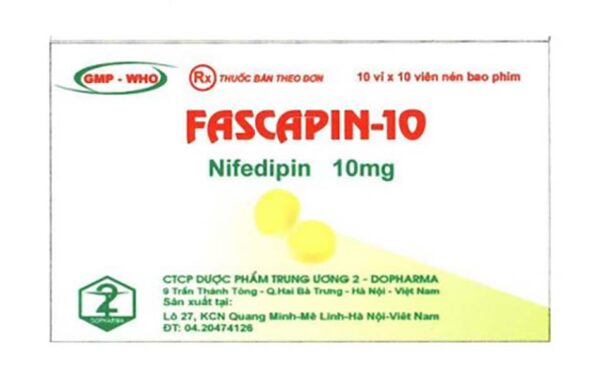 Fascapin-10 (Hộp 10 vỉ x 10 viên)