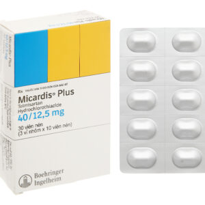 Micardis Plus 40/12,5mg (3 vỉ x 10 viên)