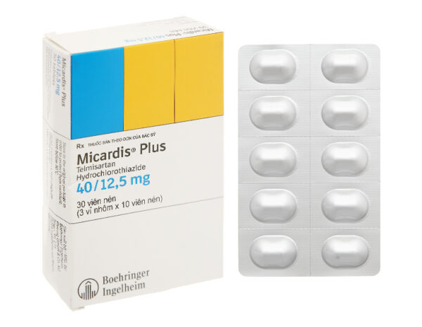 Micardis Plus 40/12,5mg (3 vỉ x 10 viên)