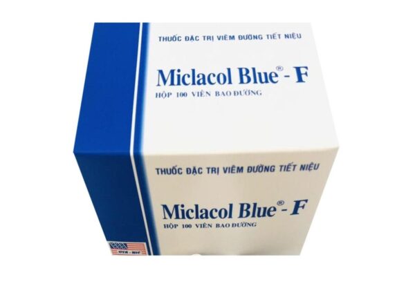 Miclacol Blue - F (Hộp 10 vỉ x 10 viên)