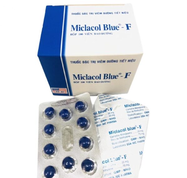 Miclacol Blue - F (Hộp 10 vỉ x 10 viên)