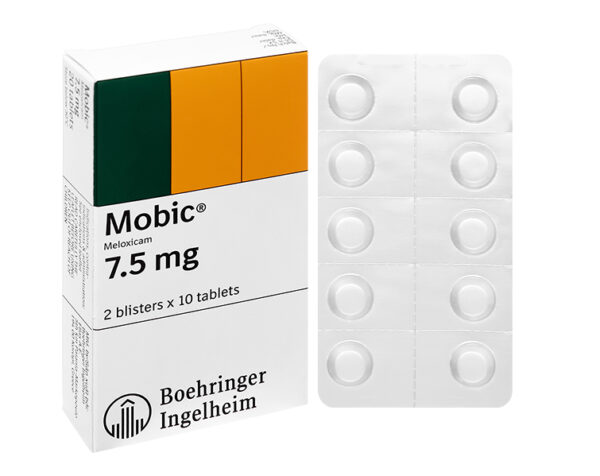 Mobic 7.5mg Boehringer (Hộp 2 vỉ x 10 viên)