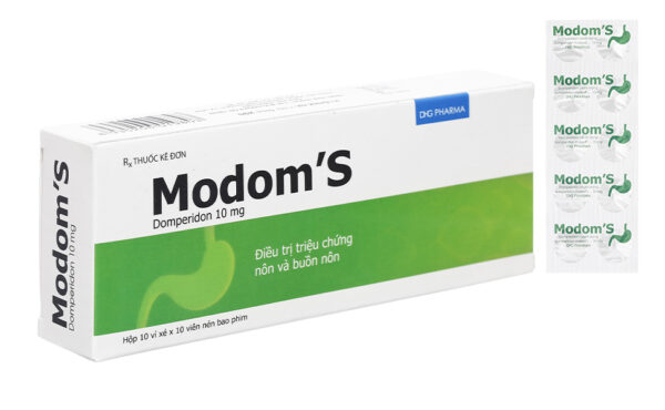 Modom's 10mg (Hộp 10 vỉ x 10 viên)