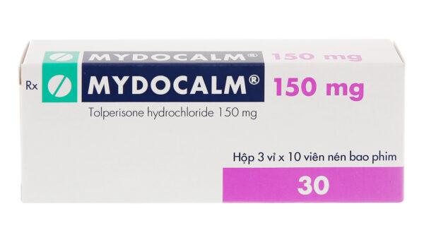 Mydocalm 150mg (hộp 3 vỉ x 10 viên)