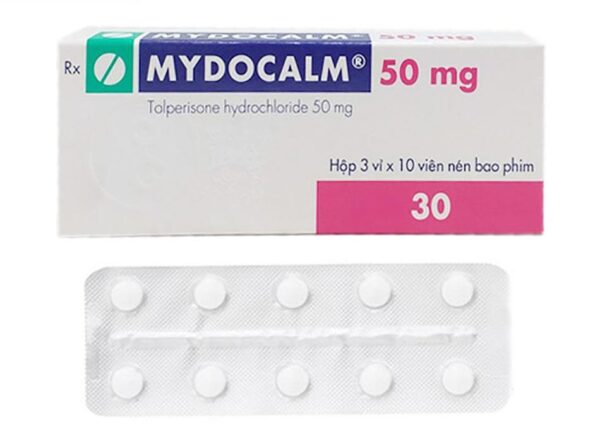 Mydocalm 50mg (Hộp 3 vỉ x 10 viên)