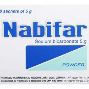 Thuốc bột dùng ngoài Nabifar Pharmedic (Hộp 10 gói x 5g)