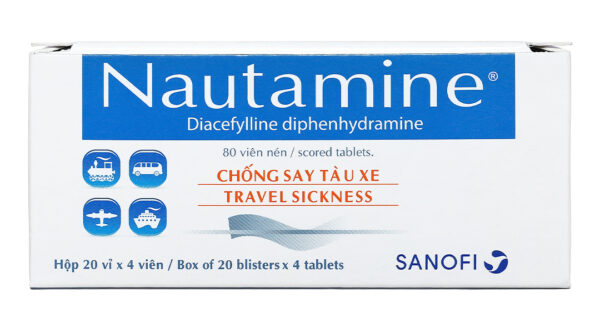 Nautamine 90mg (Hộp 20 vỉ x 4 viên)