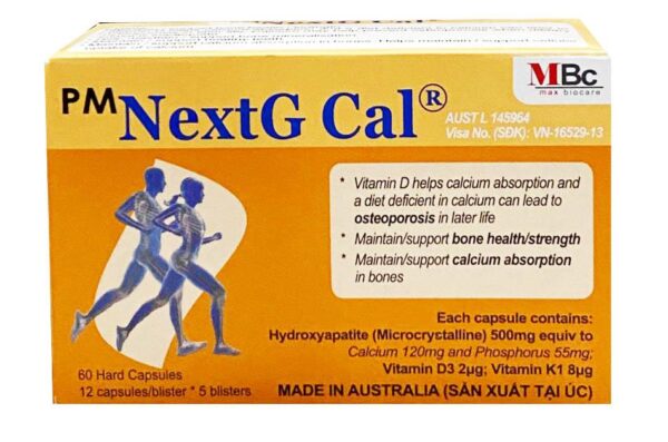 PM NextG Cal (Hộp 5 vỉ x 12 viên)