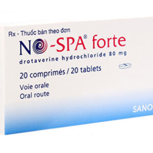 No-Spa Forte 80mg Sanofi (Hộp 2 vỉ x 10 viên)