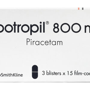 Nootropil 800mg GSK (Hộp 3 vỉ x 15 viên)