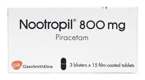 Nootropil 800mg GSK (Hộp 3 vỉ x 15 viên)