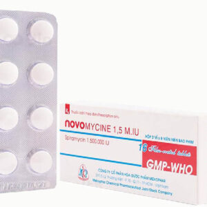 Novomycine 1.5 M.IU Mekophar (2 vỉ x 8 viên)
