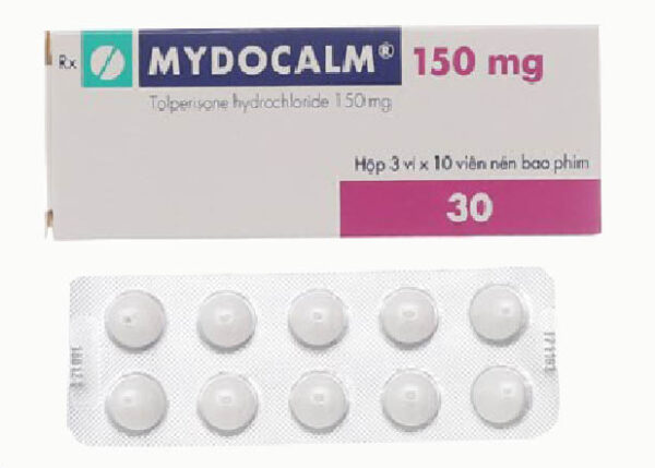 Mydocalm 150mg (hộp 3 vỉ x 10 viên)