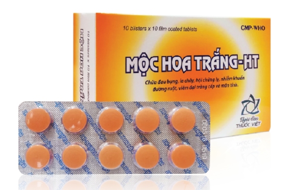 Mộc Hoa Trắng - HT (Hộp 10 vỉ x 10 viên)