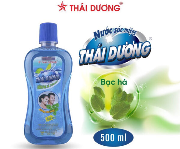 Nước súc miệng Thái Dương hương bạc hà (500ml)