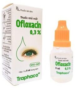 Thuốc nhỏ mắt Ofloxacin 0.3% Traphaco (Lọ 6ml)