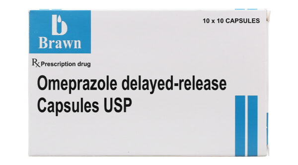 Omeprazole Delayed-Release Capsules USP (10 vỉ x 10 viên)