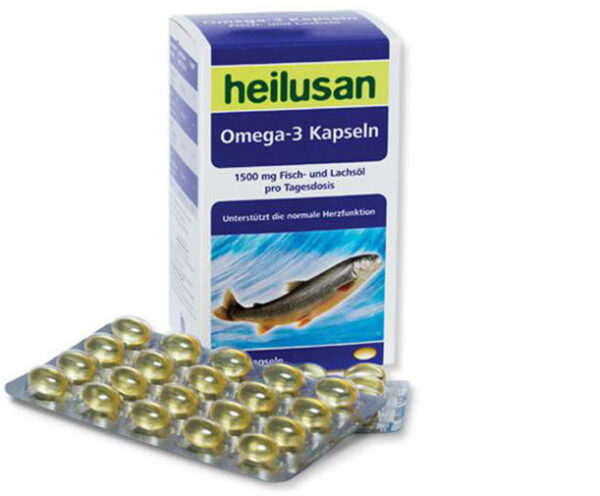 Heilusan Omega-3 Kapseln (Hộp 6 vỉ x 20 viên)
